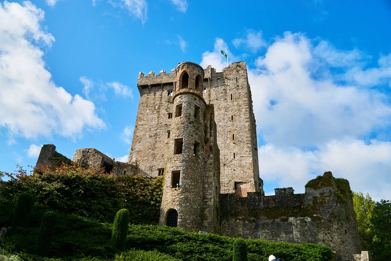 Blarney Castle, a medieval stronghold in Blarney, near Cork