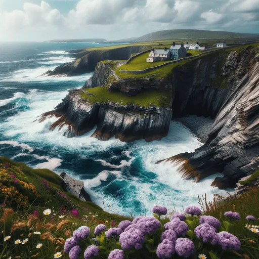 Artist impression of Cape Clear Island