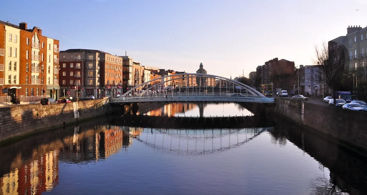 Dublin city view