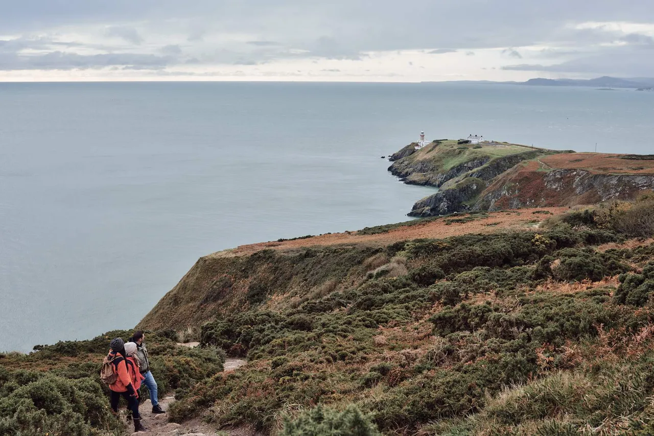 Hiking on Howth Cliff Walk