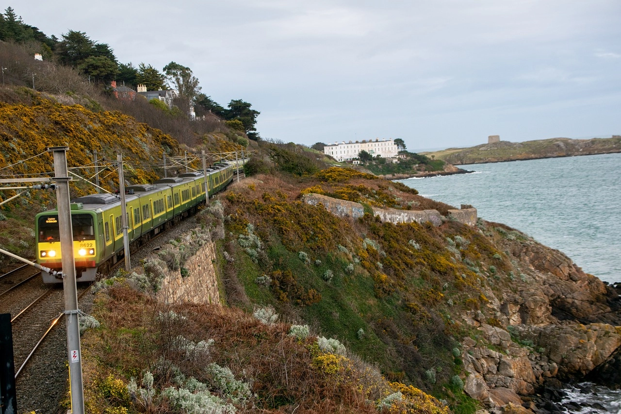 Catching the Dart to Howth