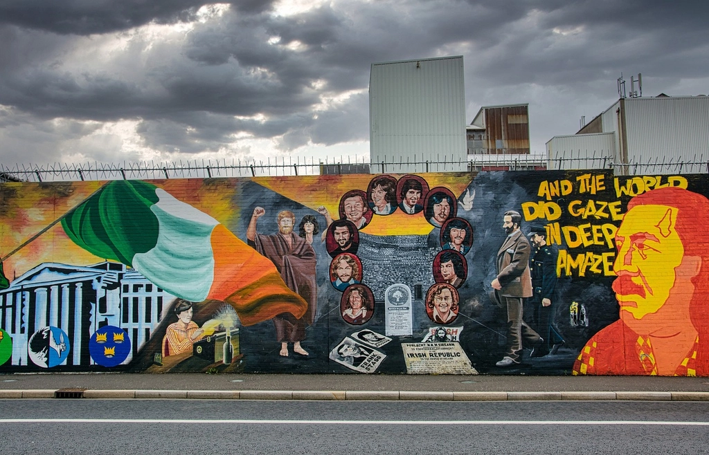 Republican mural in Belfast