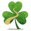 Site Logo of Trips.ie: A shamrock with a path running through it