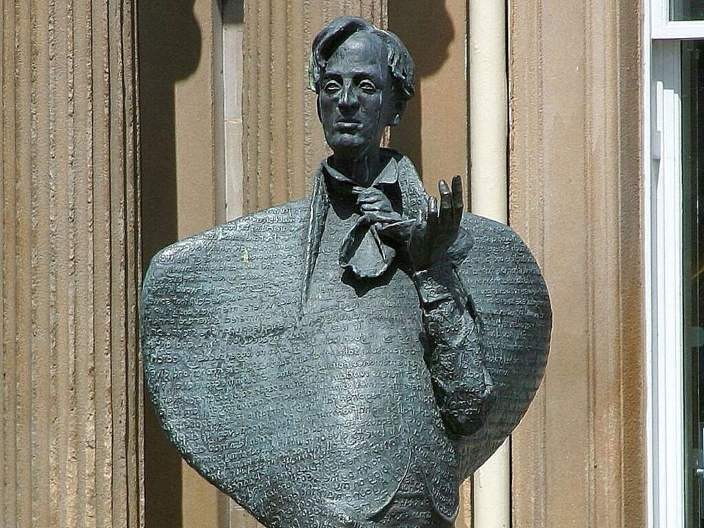 W.B. Yeats - a sculpture.